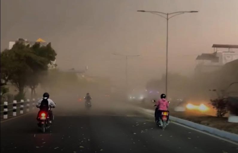 हुरी बताससहित वर्षा: मकवानपुरमा सबैभन्दा बढी, वर्षा उत्तर पूर्वतिर सर्दै